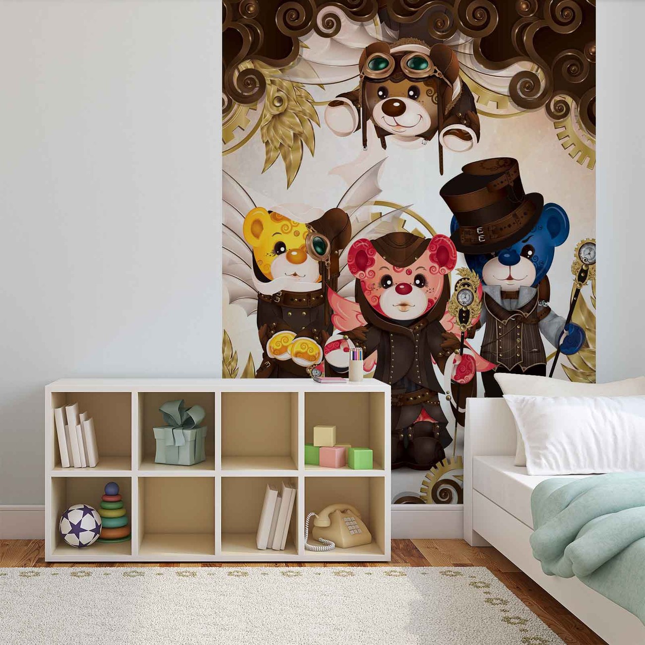 Rainbow Bears Care Bears Wallpaper Mural - Fotomural Spiderman 3d - HD Wallpaper 