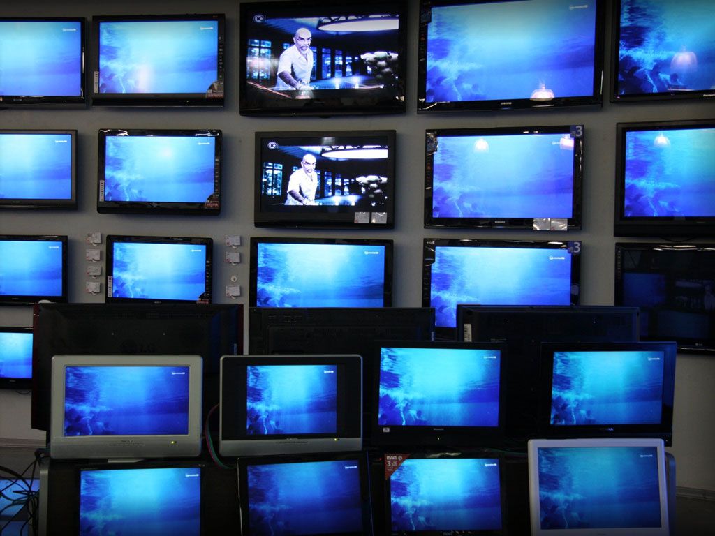 Media Tv Screens Background - HD Wallpaper 