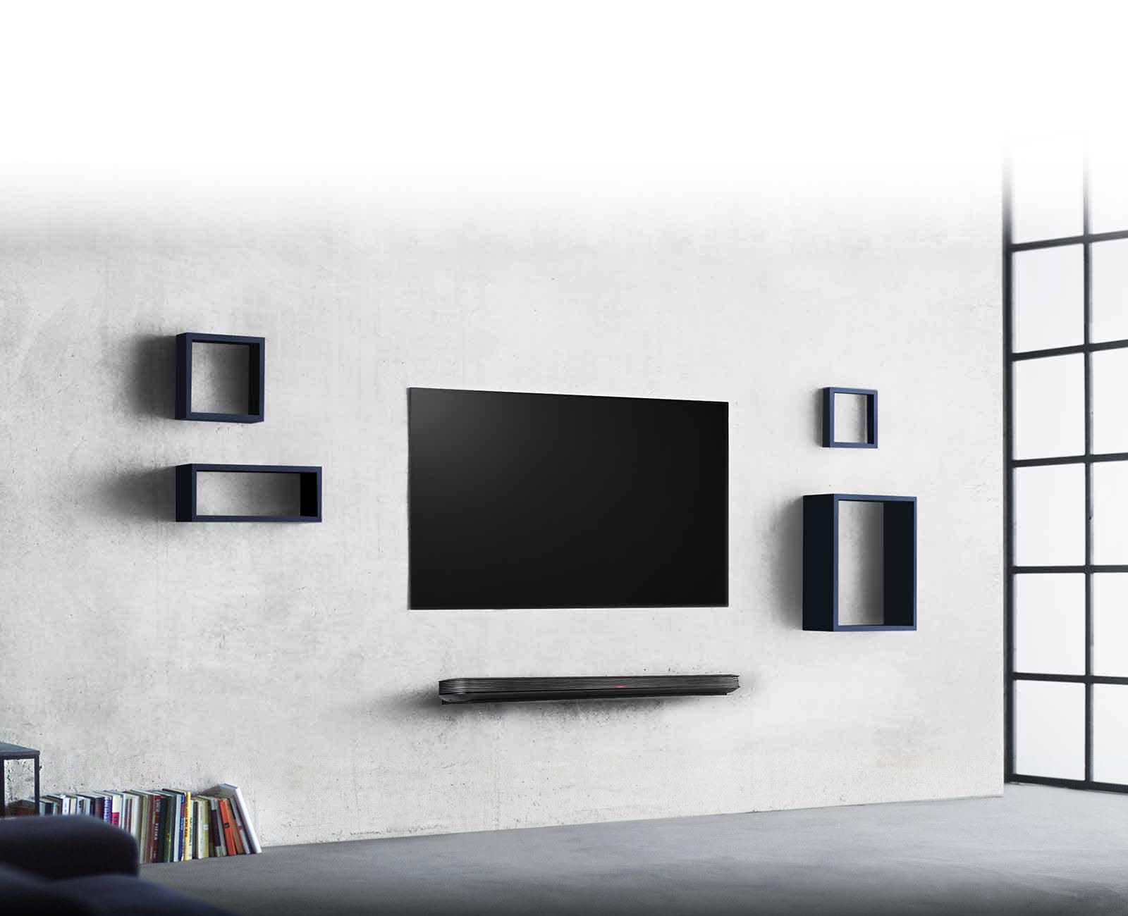 So Thin And Light It Attaches Directly To The Wall1 - Lg Tv On Wall - HD Wallpaper 
