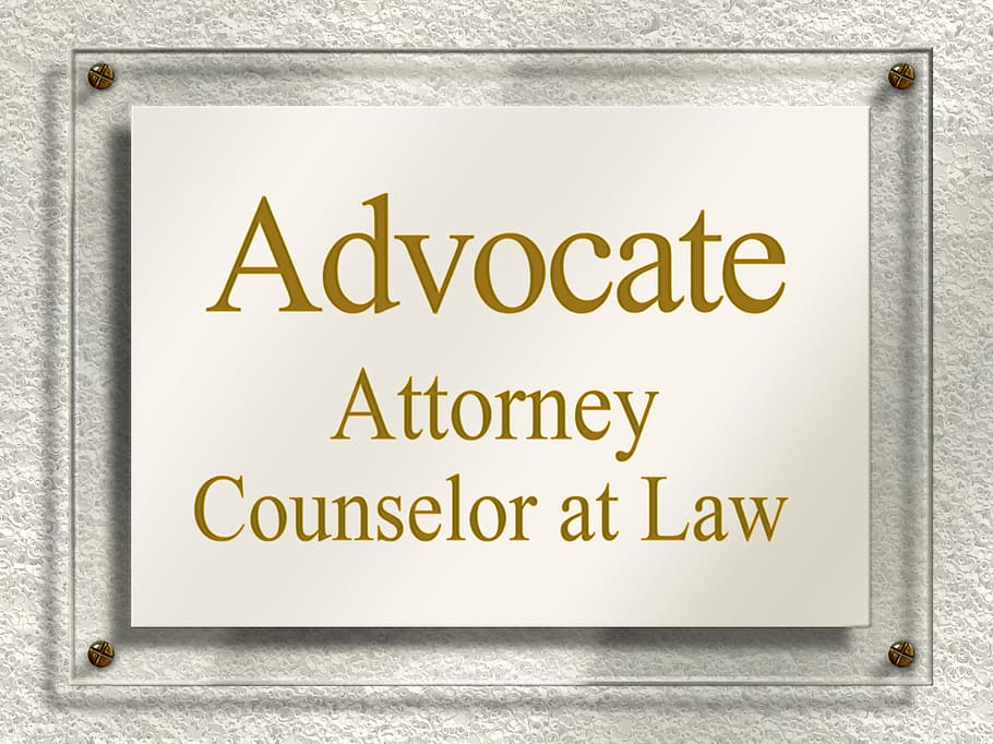 Advocate Attorney Counselor At Law Signgage, Door Sign, - HD Wallpaper 
