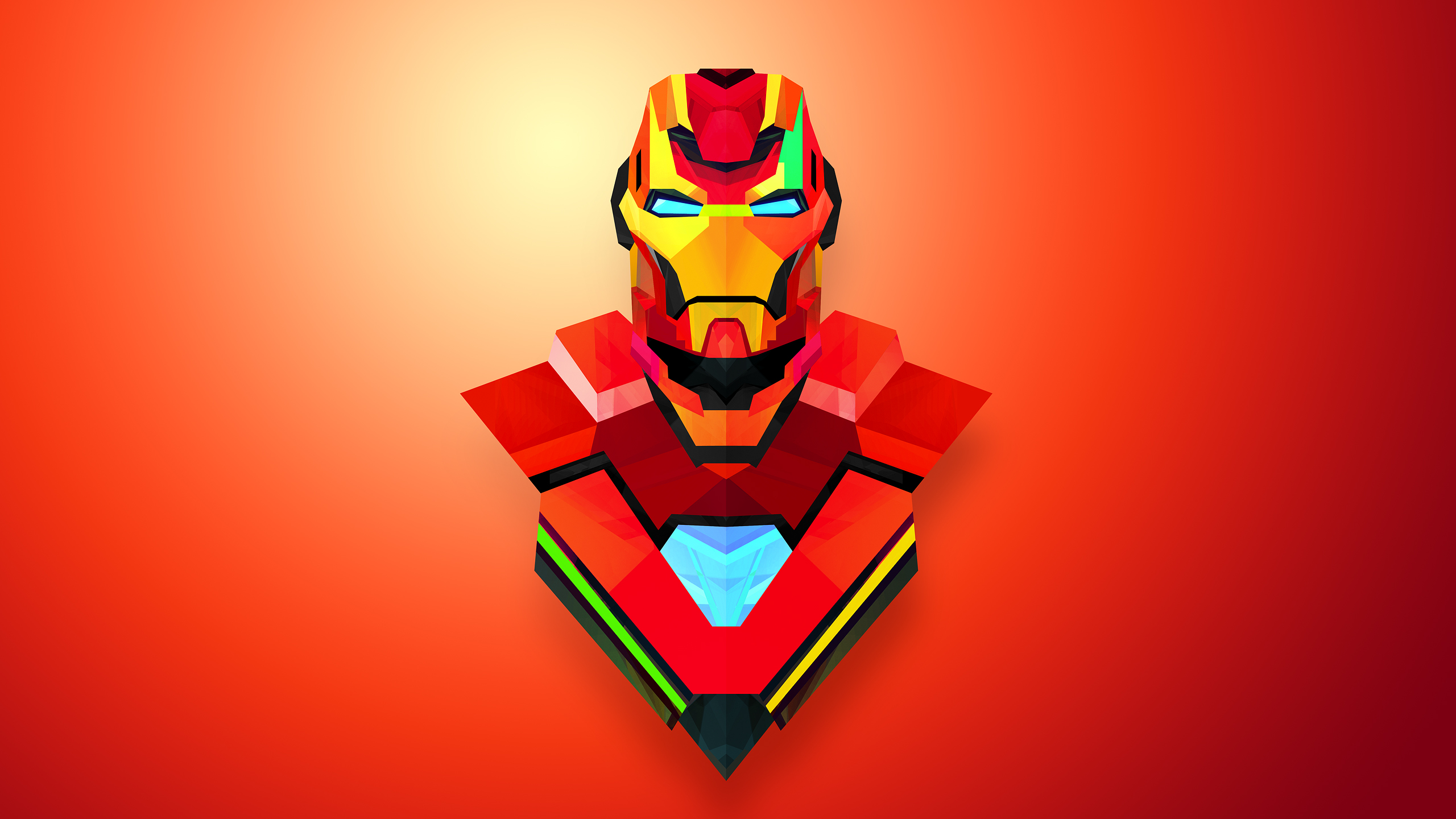 Iron Man Abstract - HD Wallpaper 