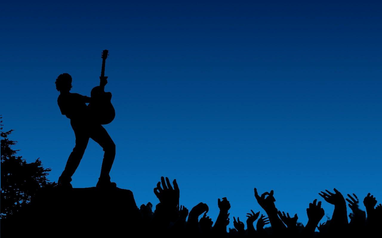 Unique Rock Music Wallpapers Wallpaper Cave - Rock And Roll Backgrounds - HD Wallpaper 