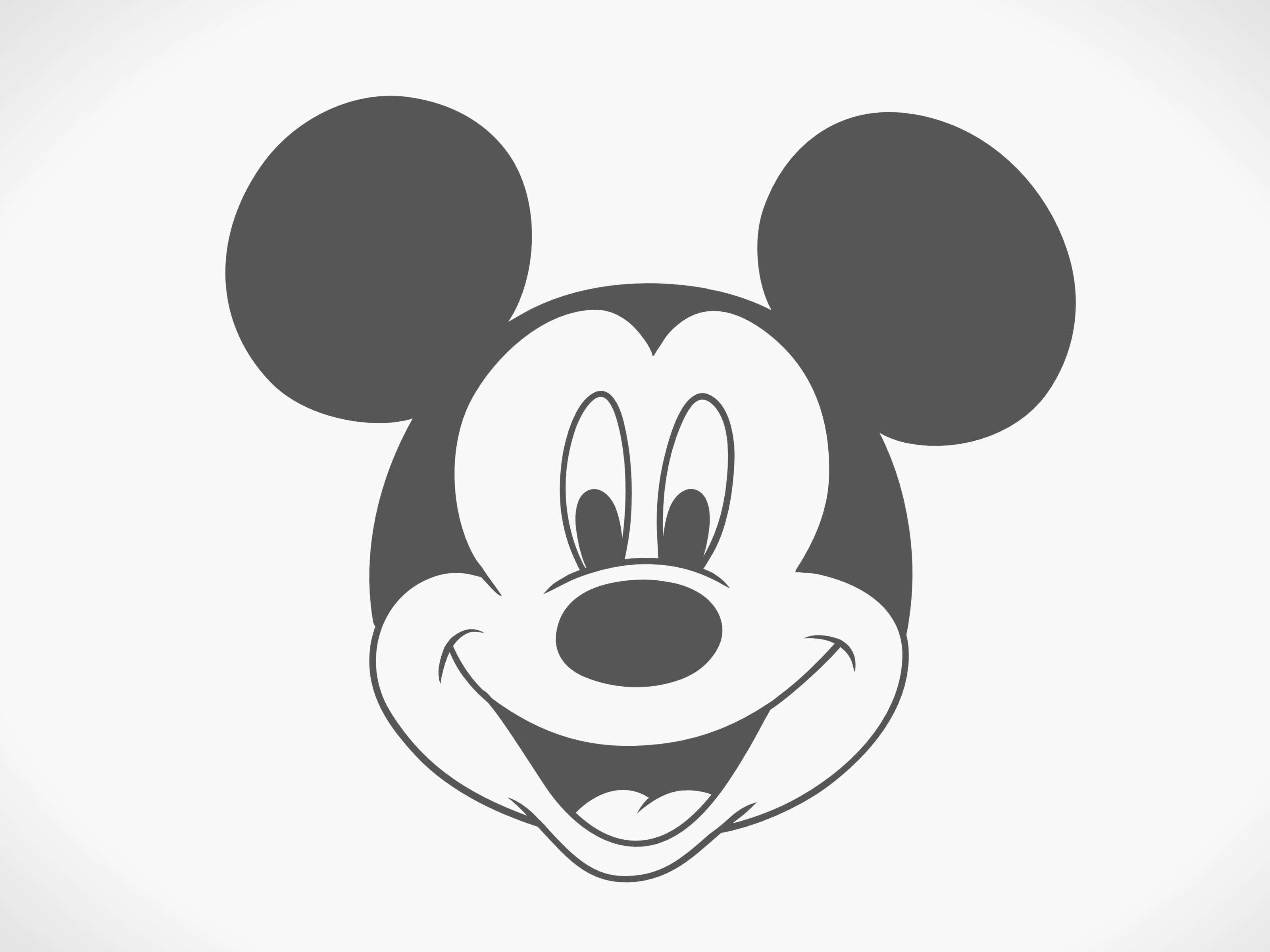 Image Titled 83061 M1 - Mickey Mouse Silhouette - HD Wallpaper 