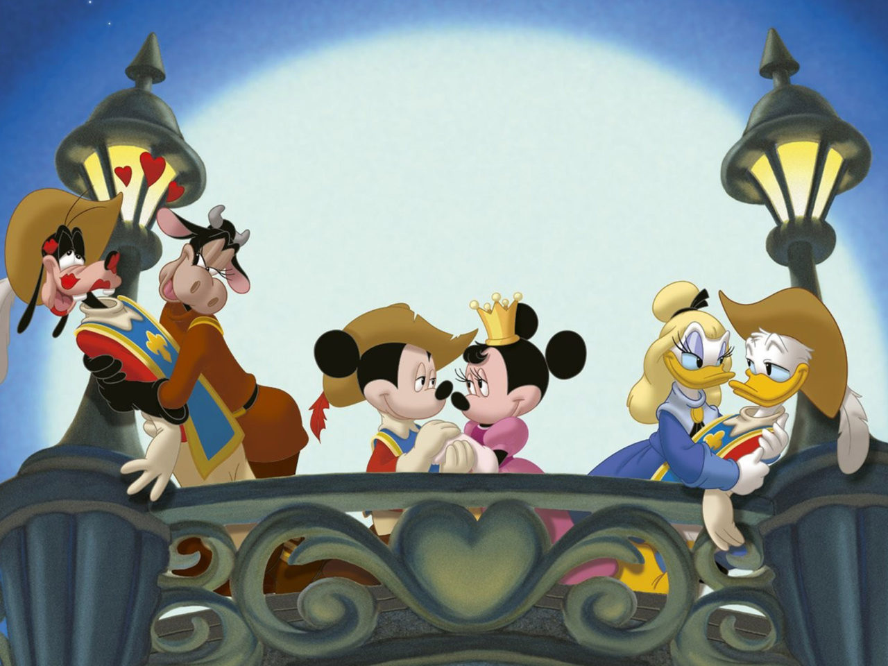 Mickey Donald Goofy The Three Musketeers - HD Wallpaper 