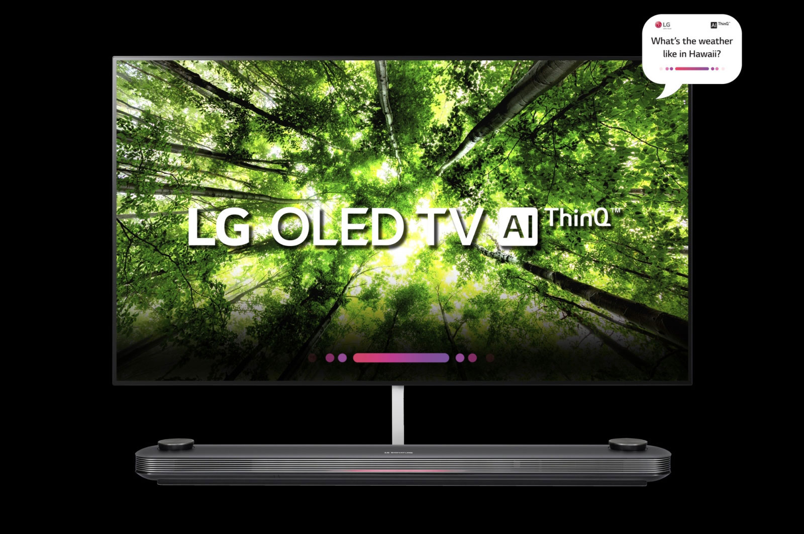 Lg Tvs Oled77w8pta Thumbnail - Lg Oled 77 Inch Wallpaper Tv - HD Wallpaper 