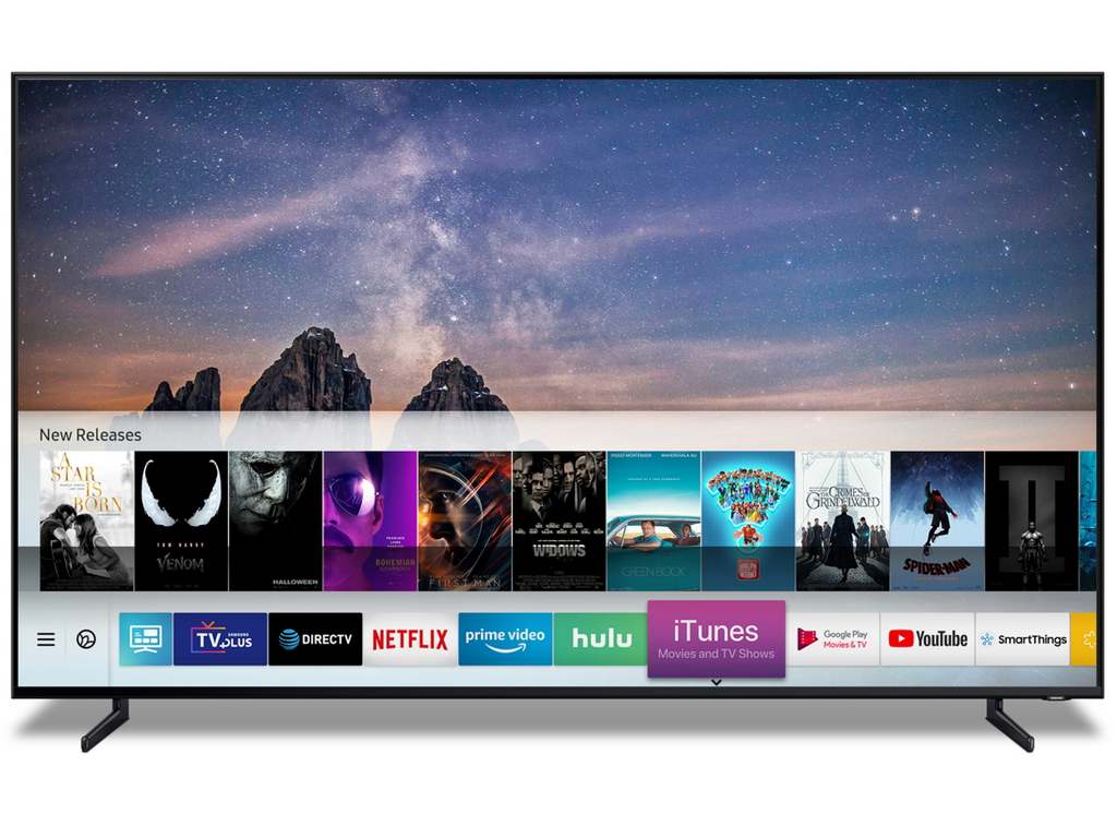 Samsung Announces Smart Tv Support For Apple Itunes, - Samsung Smart Tv 2019 - HD Wallpaper 