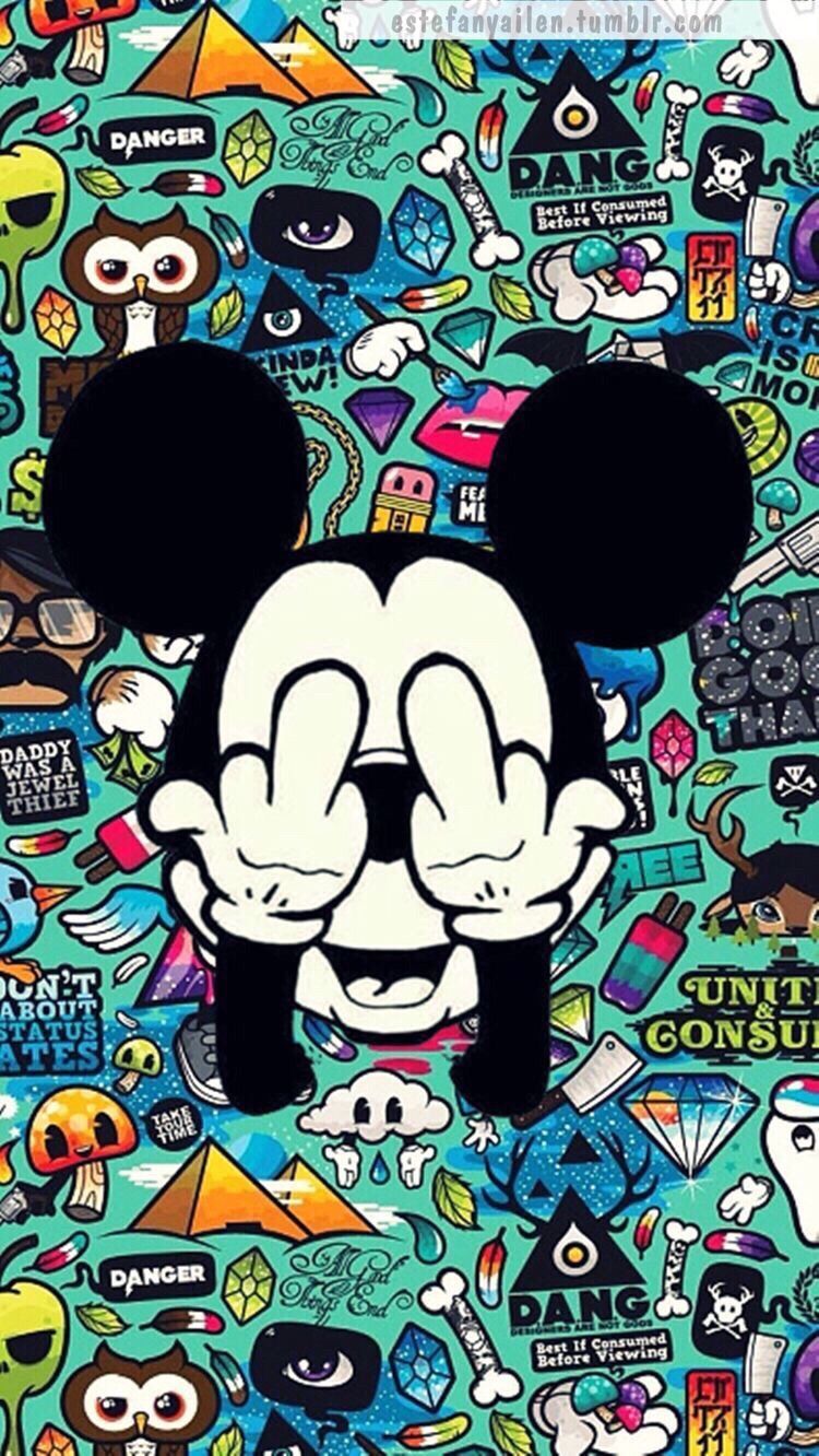 Myiesha Jain On Wallpapers - Fondos De Mickey Mouse - 750x1332 Wallpaper -  teahub.io