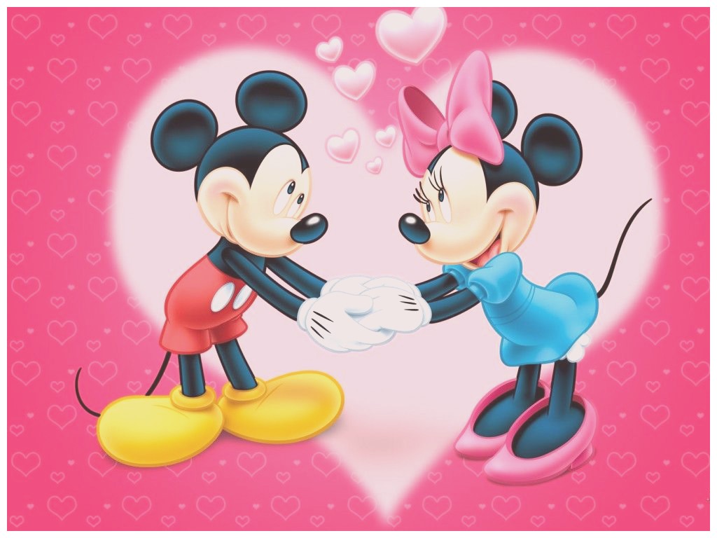 Cute Mickey Mouse Cute Minnie And Mickey Mouse Wallpaper - Mickey Mouse Rangoli Design - HD Wallpaper 