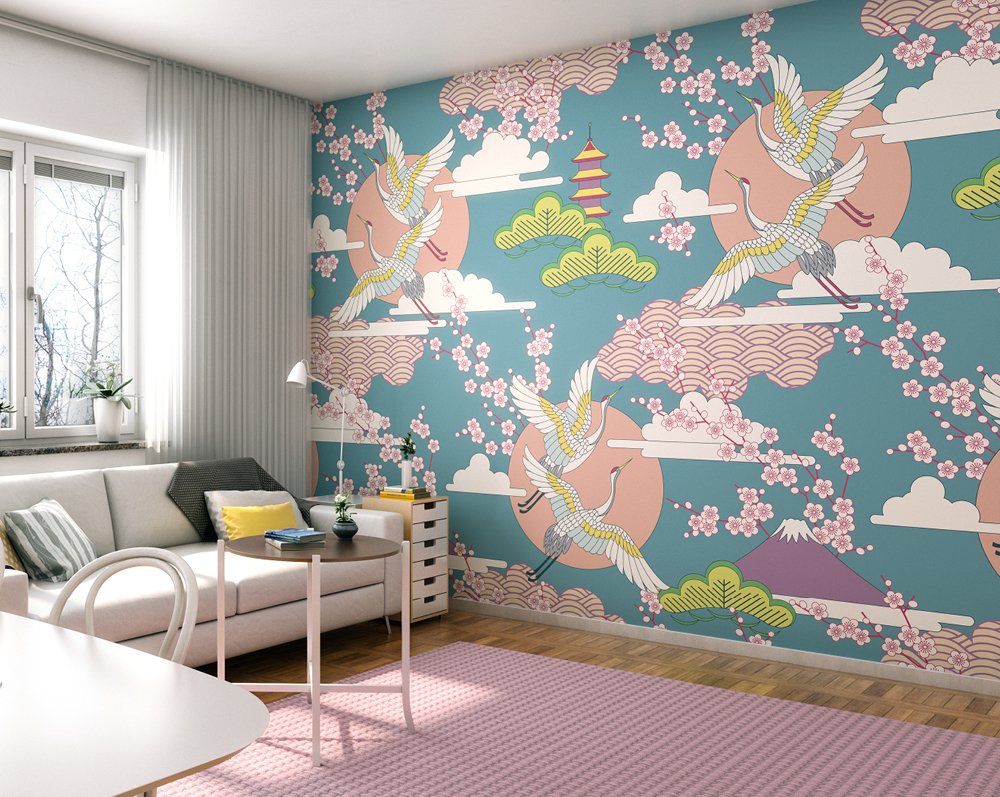 Japanese Kimono Pattern Seamless - HD Wallpaper 