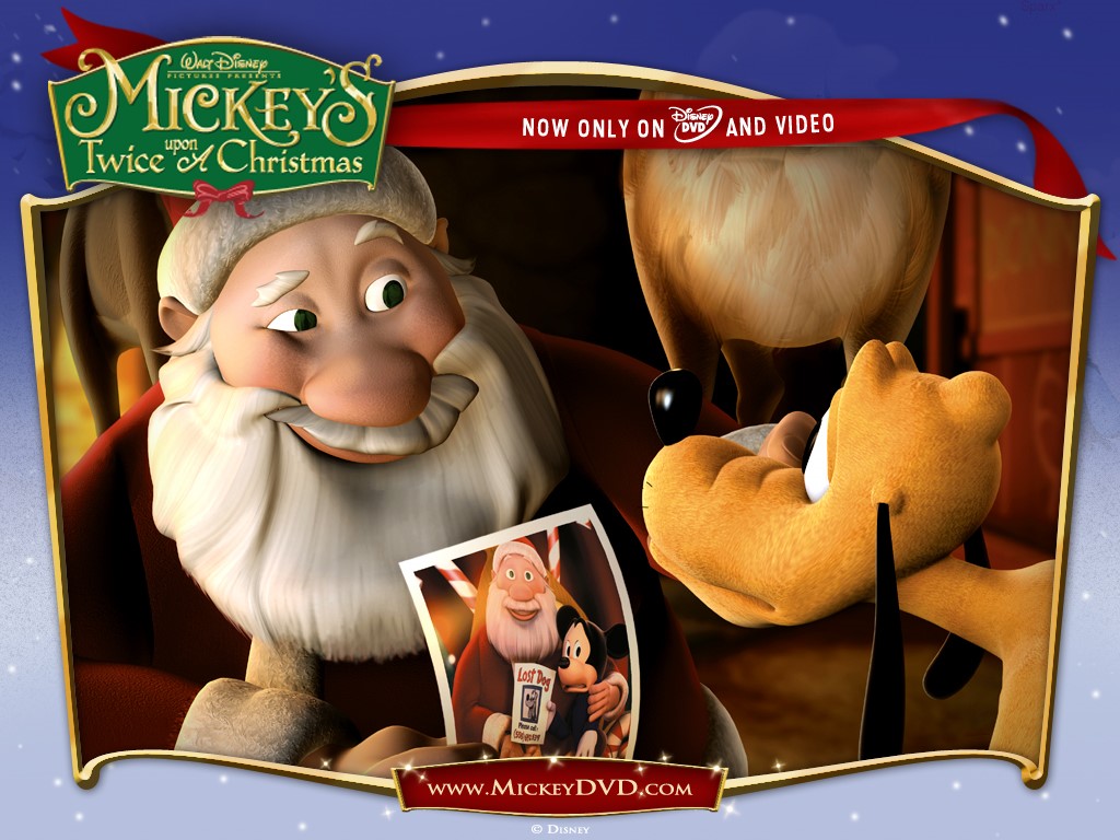 Upon Twice A Christmas - Mickey - HD Wallpaper 