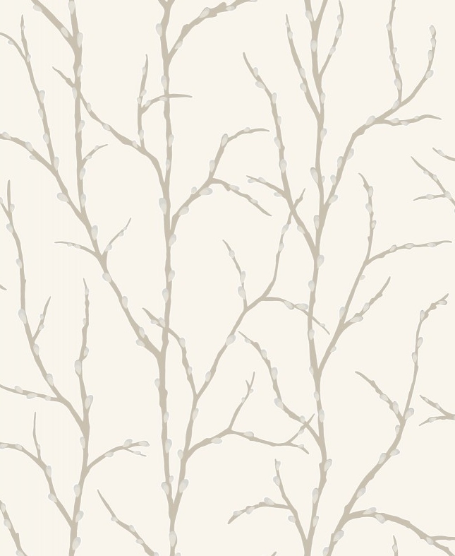 Rasch Pussy Willow - HD Wallpaper 