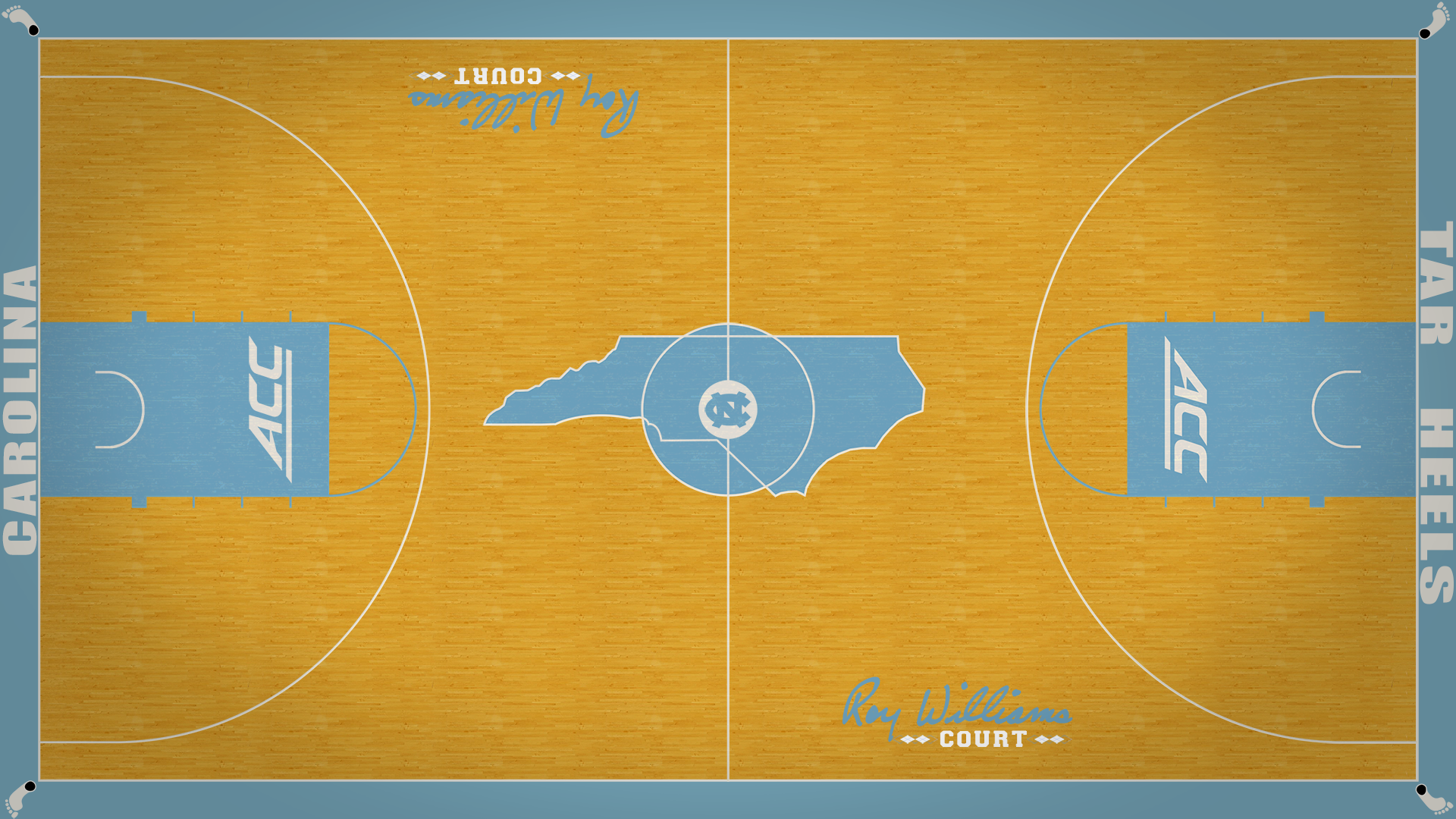 Unc Roy Williams Court - HD Wallpaper 