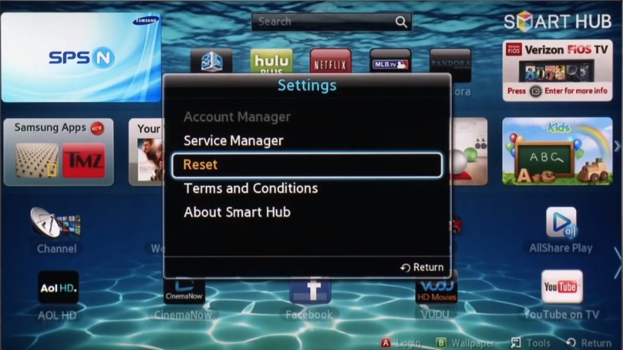 Old Samsung Tv Smart Hub Games - HD Wallpaper 