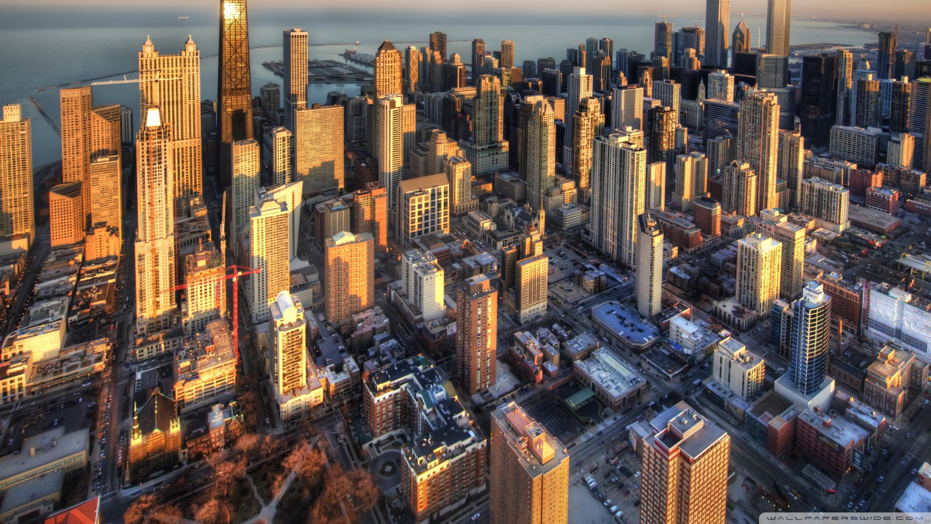 City Aerial View Hd - HD Wallpaper 