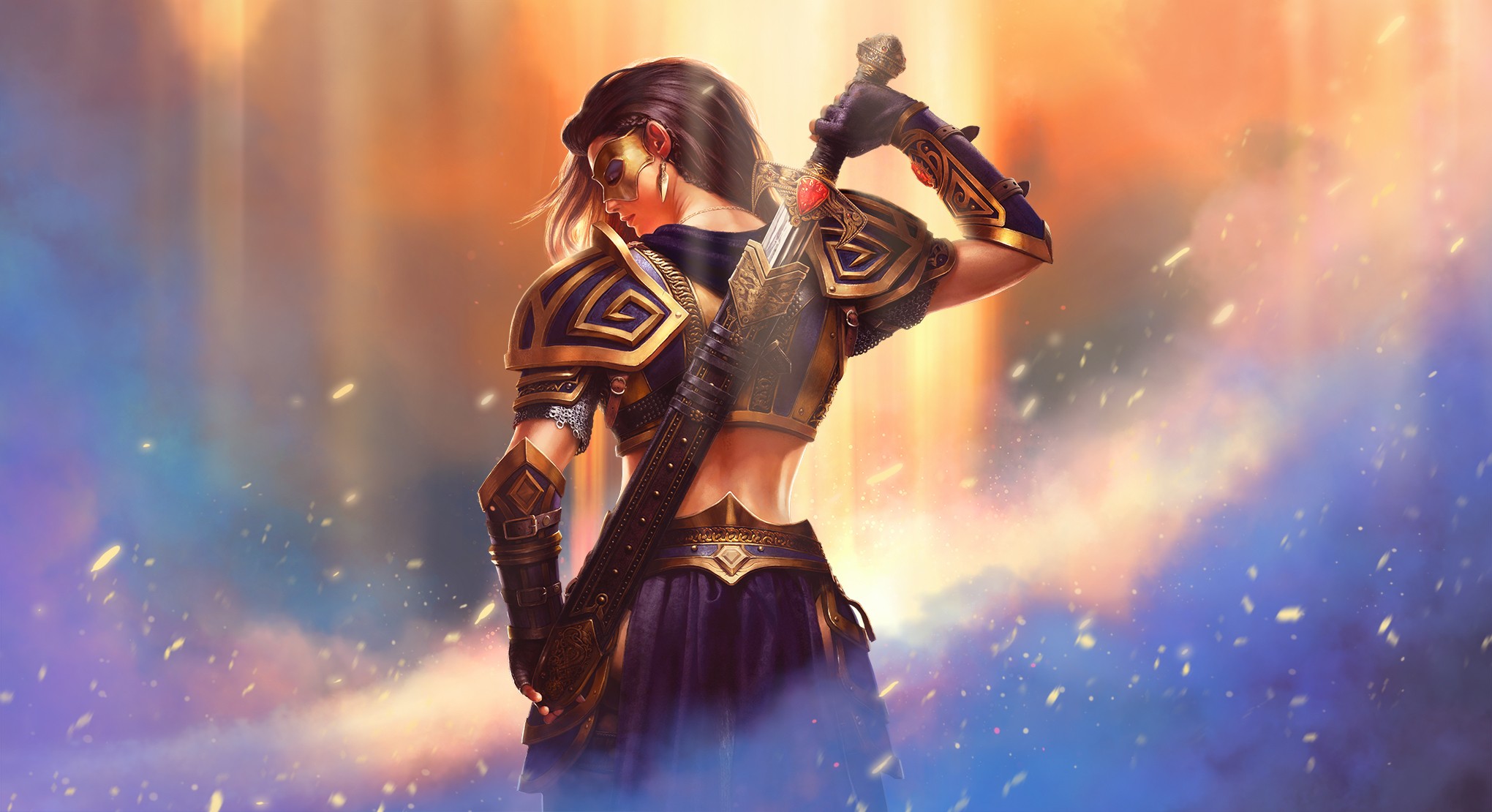 Warrior Woman Wallpaper - HD Wallpaper 