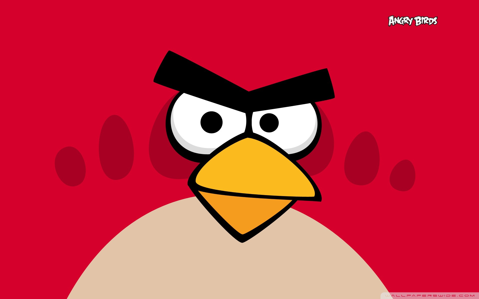 Angry Birds Red Face - HD Wallpaper 