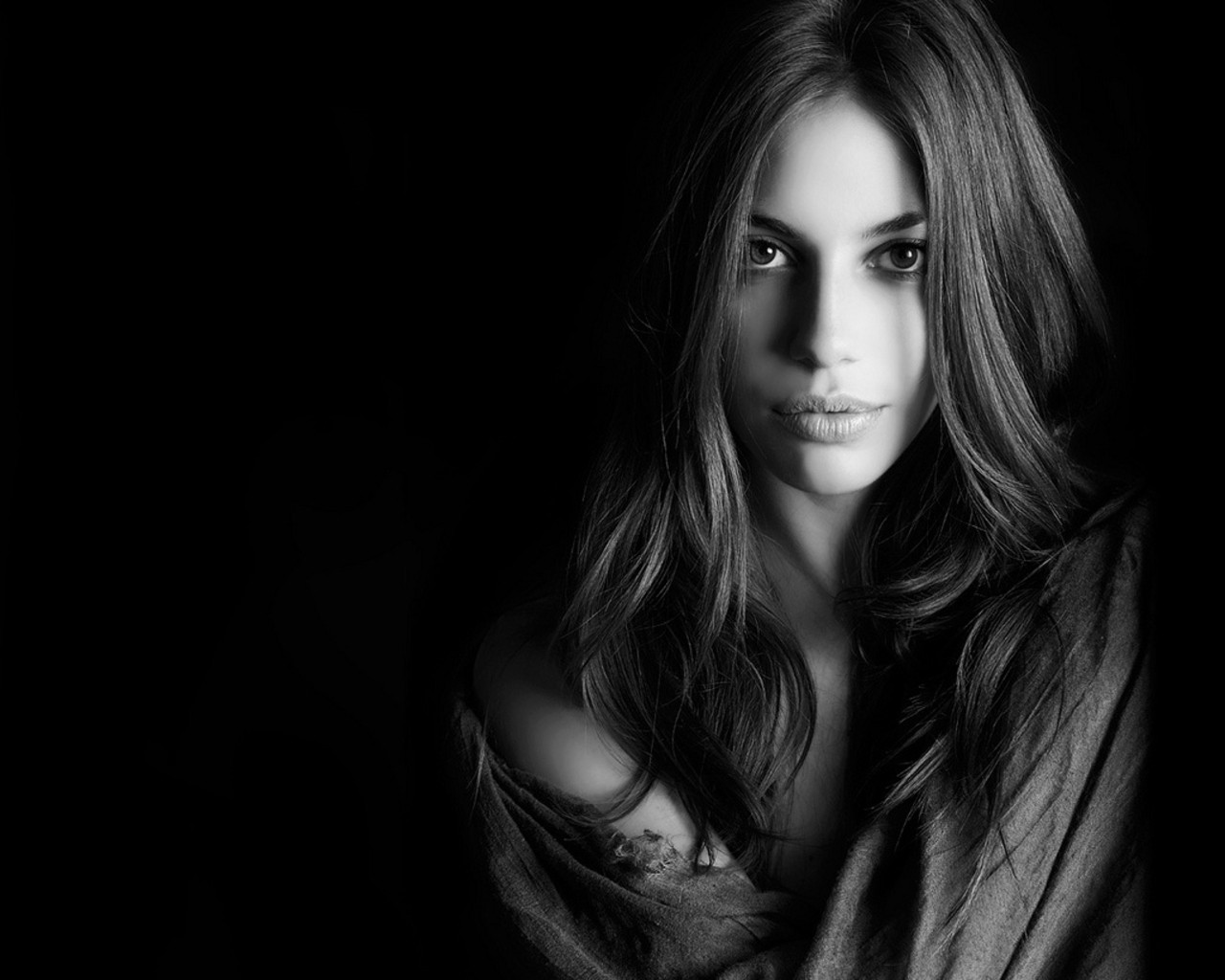 Photography Art Black And White Of Women - HD Wallpaper 