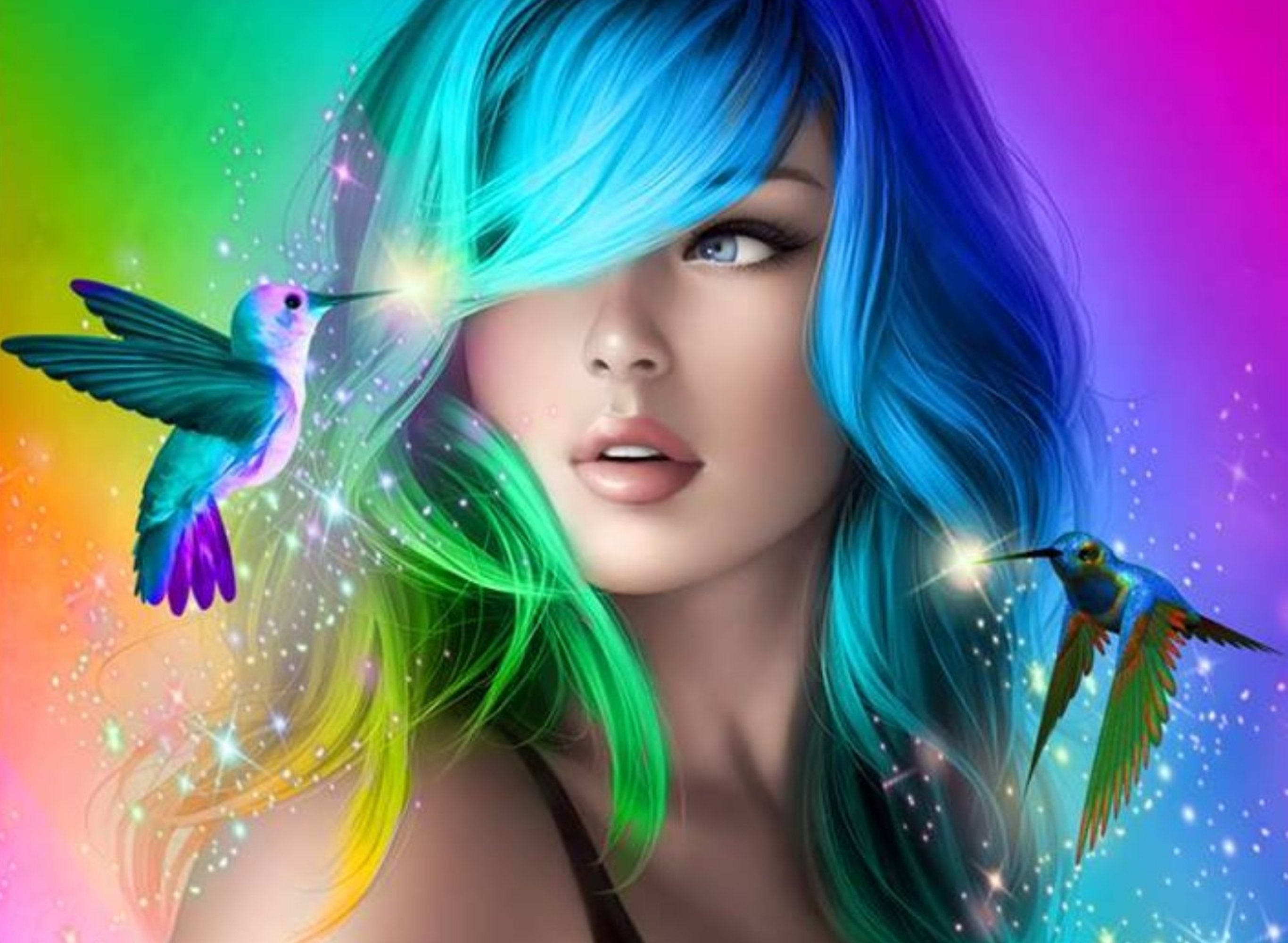 3d Beautiful Girl Hd - HD Wallpaper 