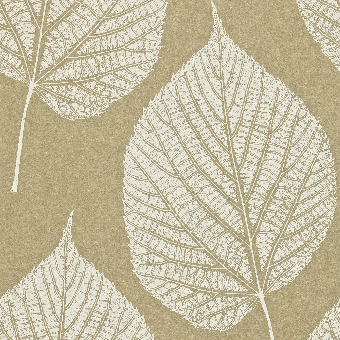 Leaf, A Wallpaper By Harlequin, Part Of The Statement - White And Midnight Blue - HD Wallpaper 