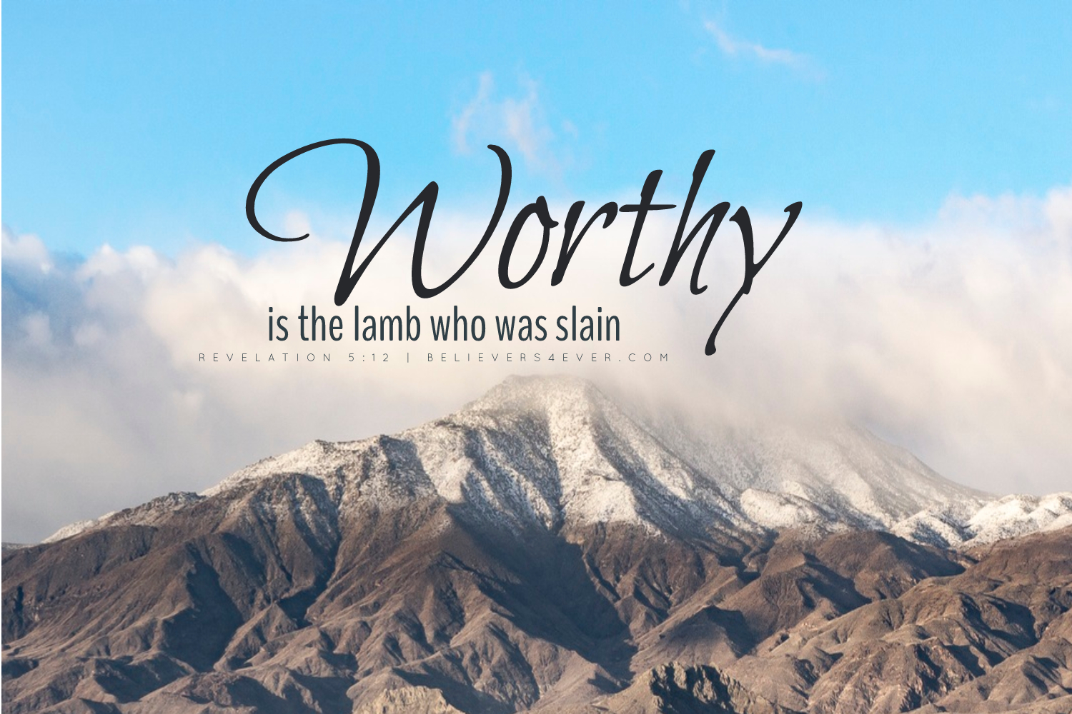 Worthy Is The Lamb Christian Desktop Wallpaper Revelation - Christian Hd Wallpaper For Laptop - HD Wallpaper 