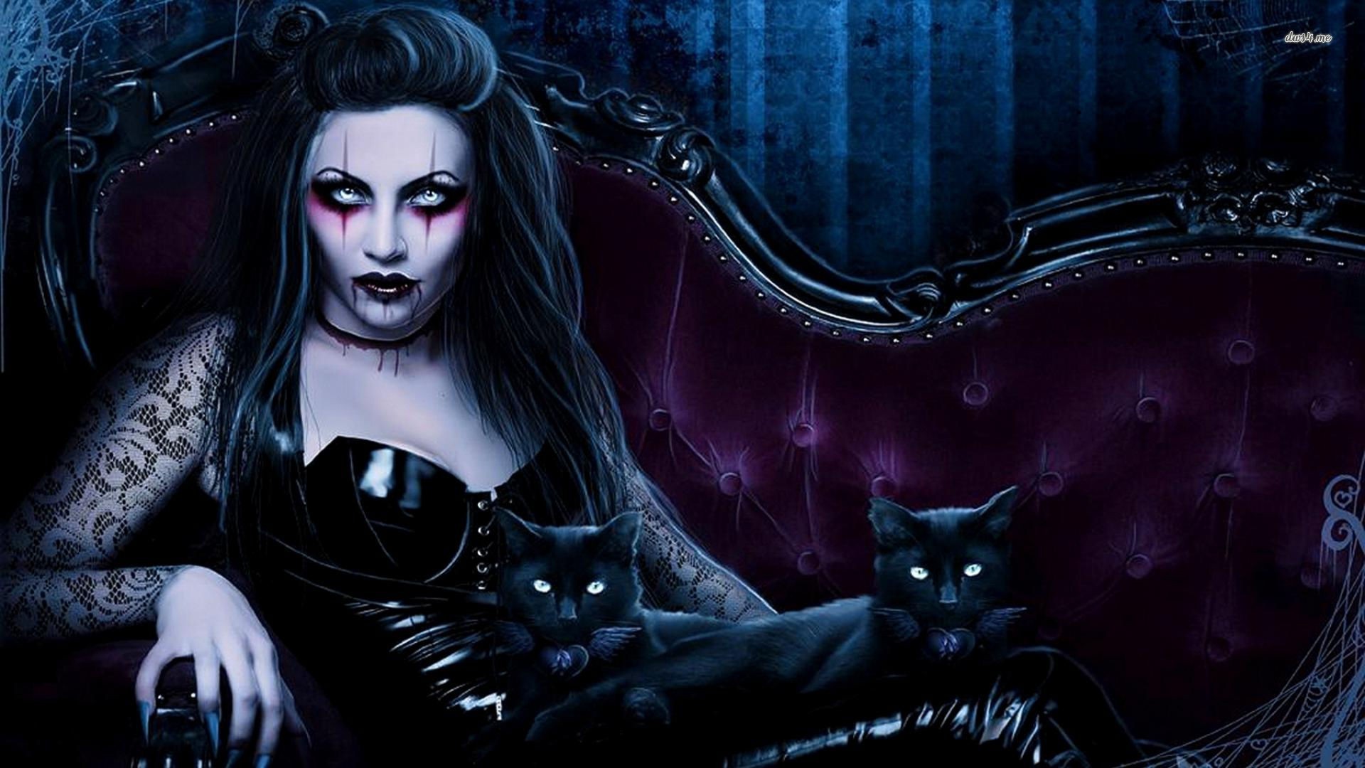 Goth Girl - HD Wallpaper 