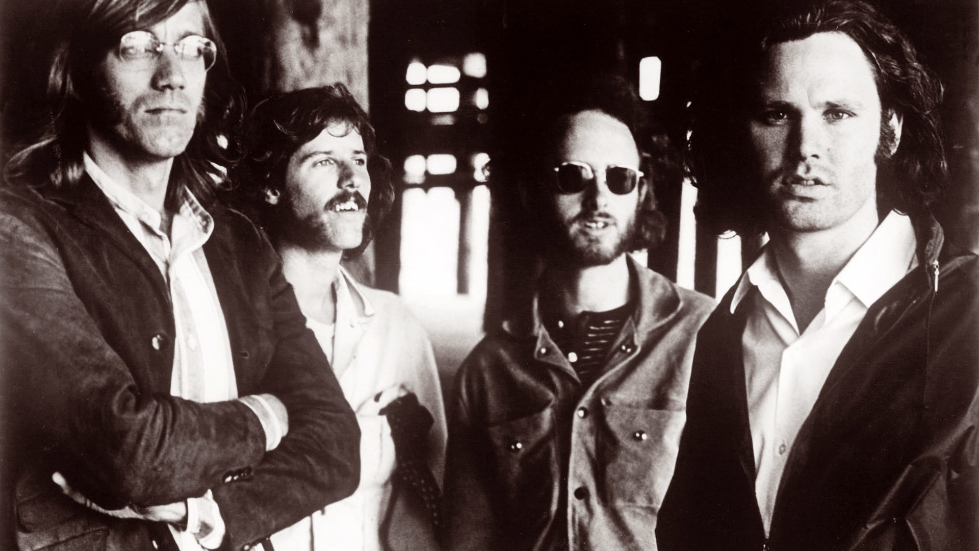 Free Download The Doors Background Id - Jim Morrison Robby Krieger - HD Wallpaper 