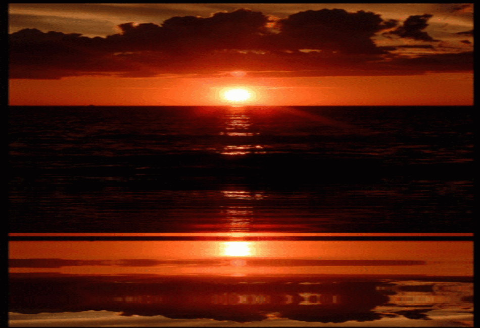 Sunset Beach Background Gif - HD Wallpaper 