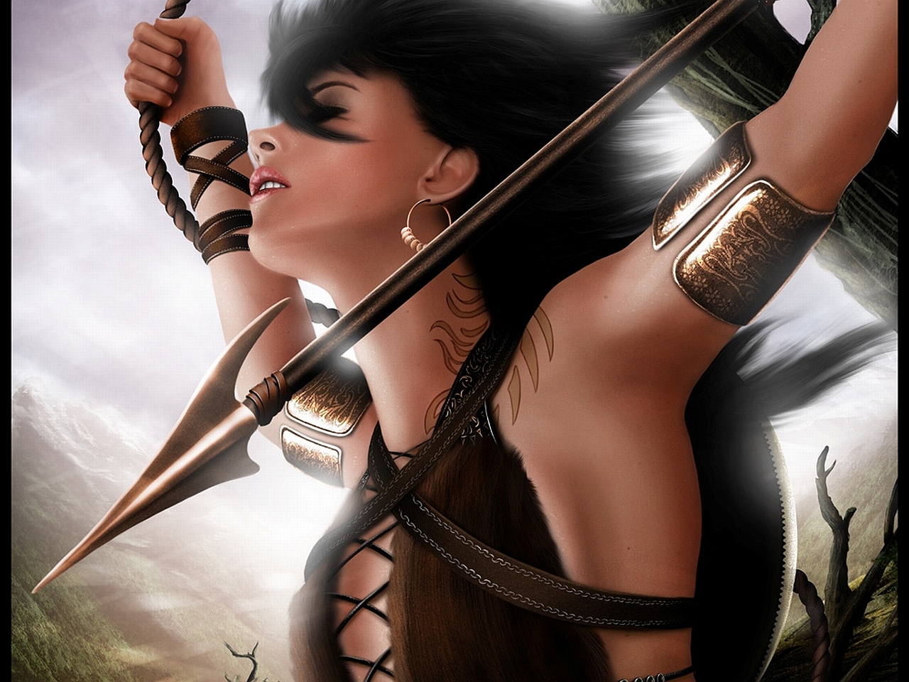 Fantasy Women Warriors Wallpaper Resolution - Mario Wibisono - HD Wallpaper 
