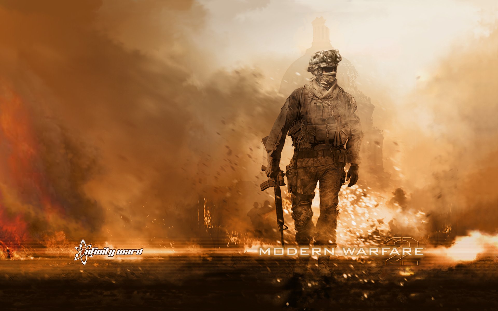 Modern Warfare 2 Background - HD Wallpaper 