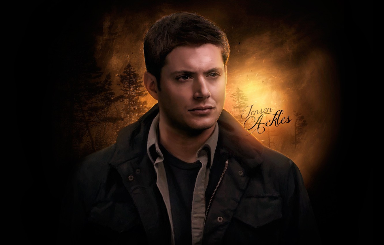 Photo Wallpaper Panache, Jensen Ackles, Art, Supernatural, - HD Wallpaper 