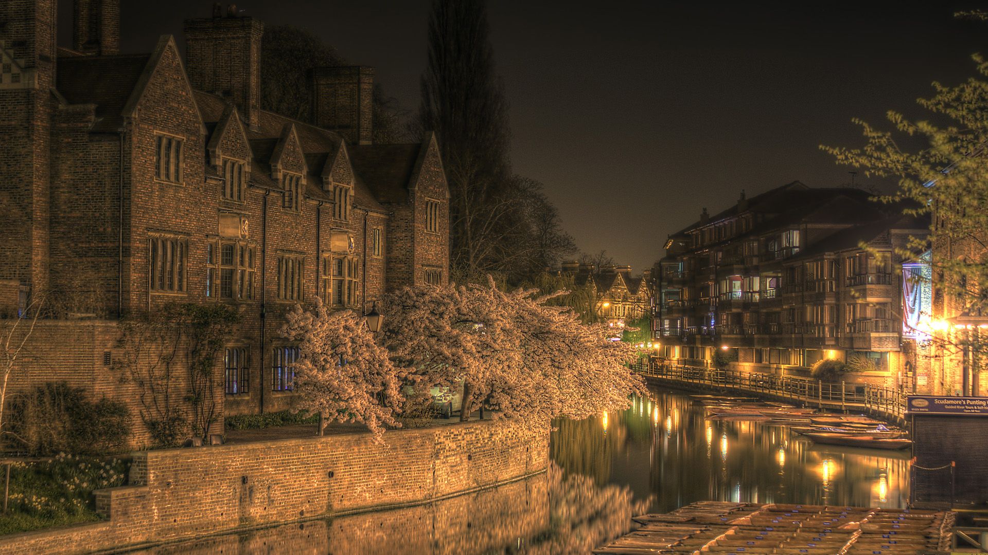 Magdelene College Cambridge At Night Hd Wallpaper Cambridge university-cambridge-logo