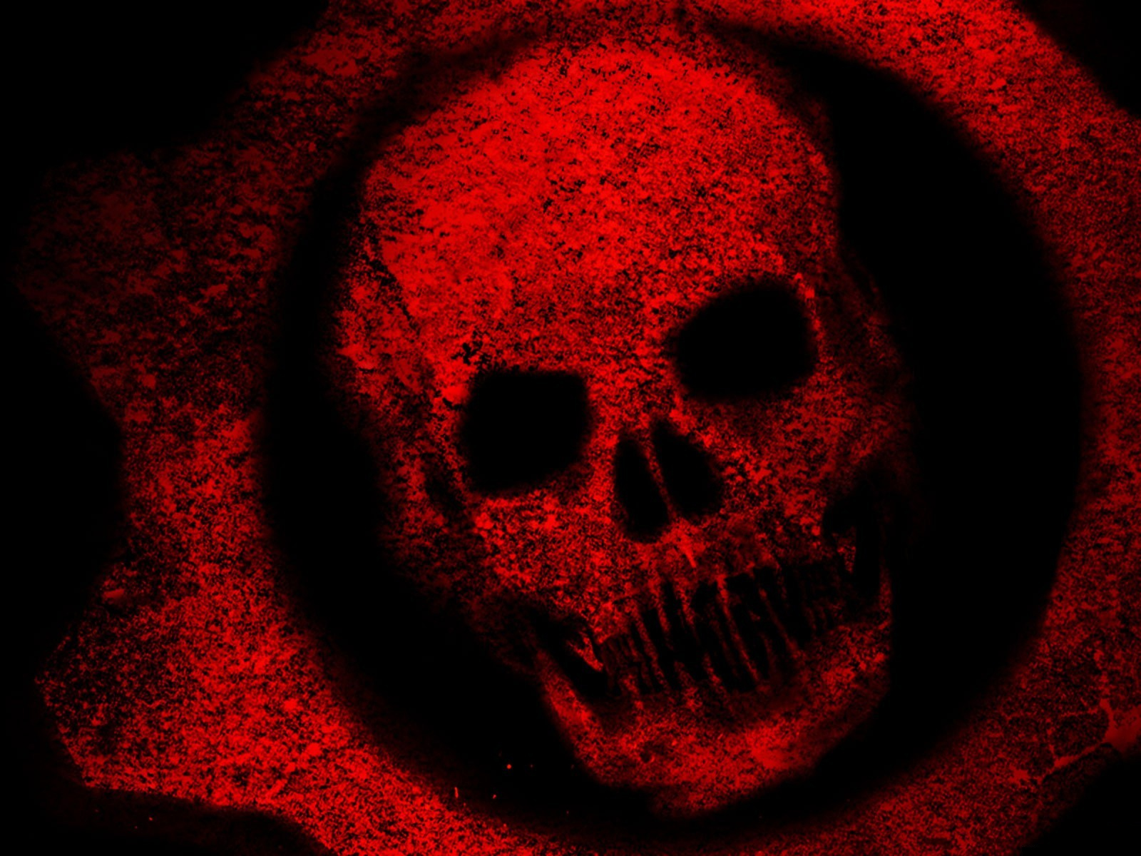 Crimson Omen Wallpaper - Gears Of War Logo Background - HD Wallpaper 