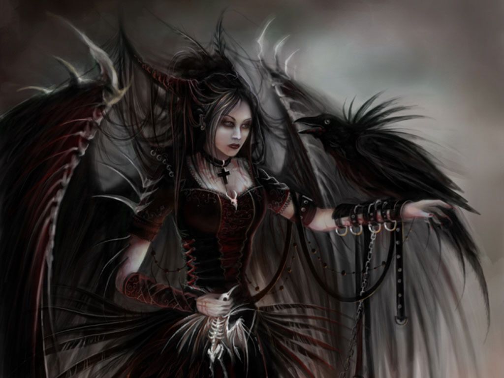 Gothic Angel - HD Wallpaper 