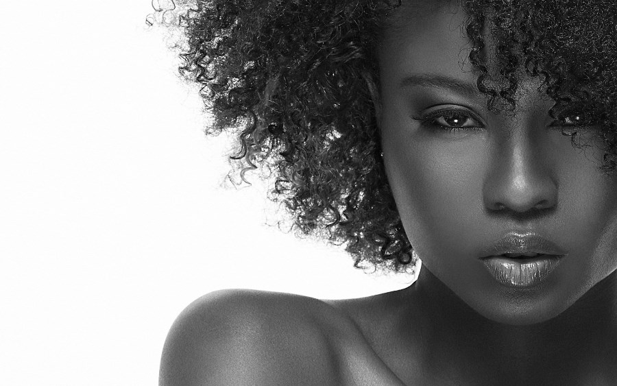 Black And White African American Woman - HD Wallpaper 