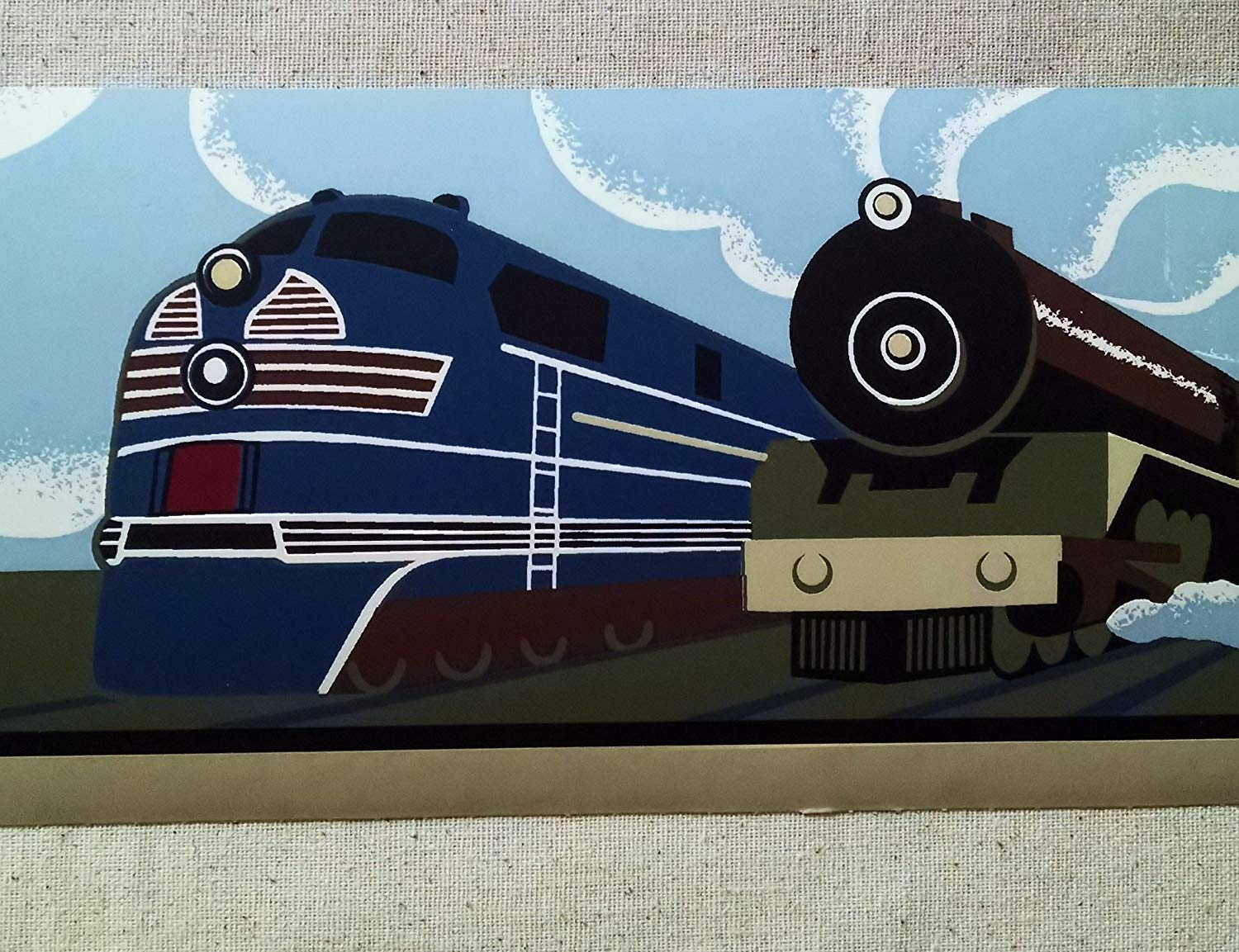 Art Deco Trains - HD Wallpaper 