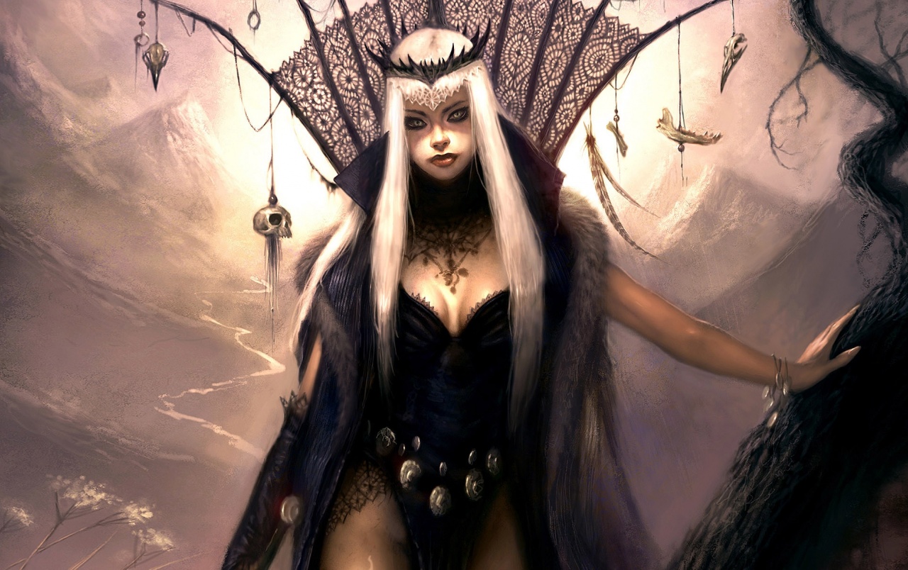 Fantasy Girl - Goth Wallpapers - Goth Fantasy Girl - HD Wallpaper 