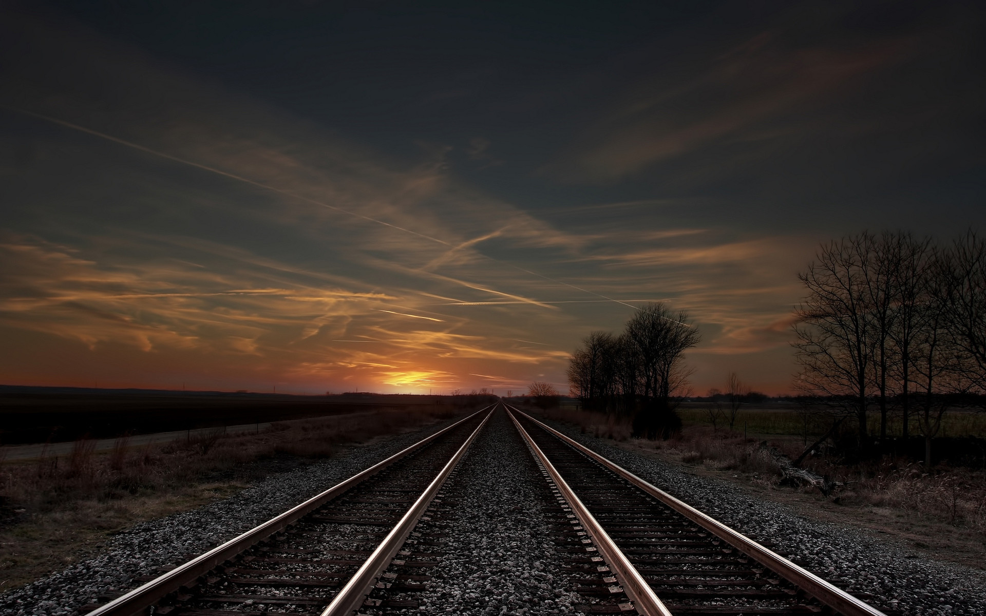 Train Track Wallpaper 37959 
 Data-src - Train Track - HD Wallpaper 