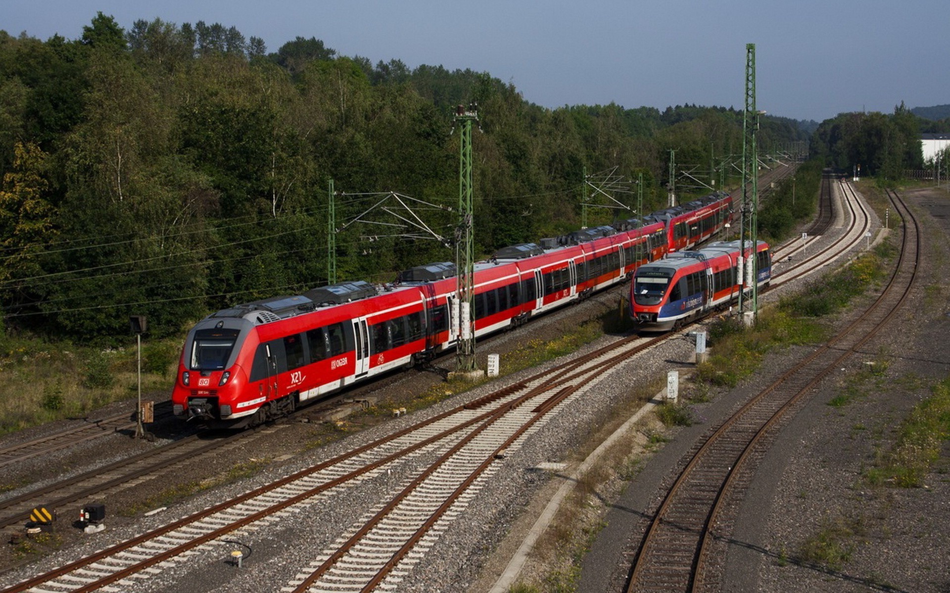 Train In Nature Hd - HD Wallpaper 