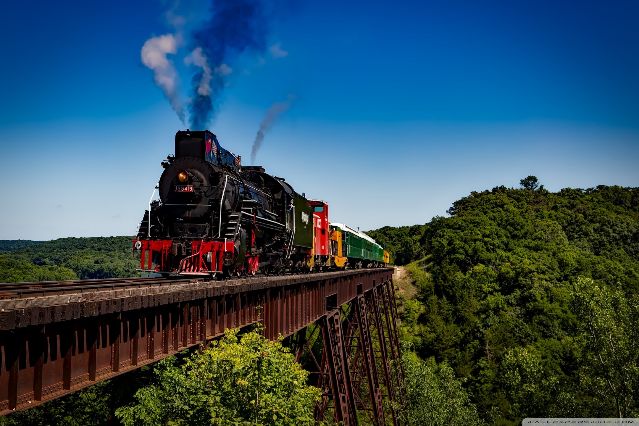 Train Hd Wallpapers Widescreen - HD Wallpaper 