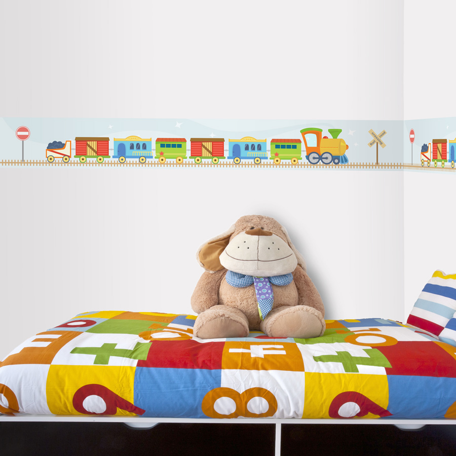 Train Removable Wallpaper Border - Never Grow Up Infinito - HD Wallpaper 