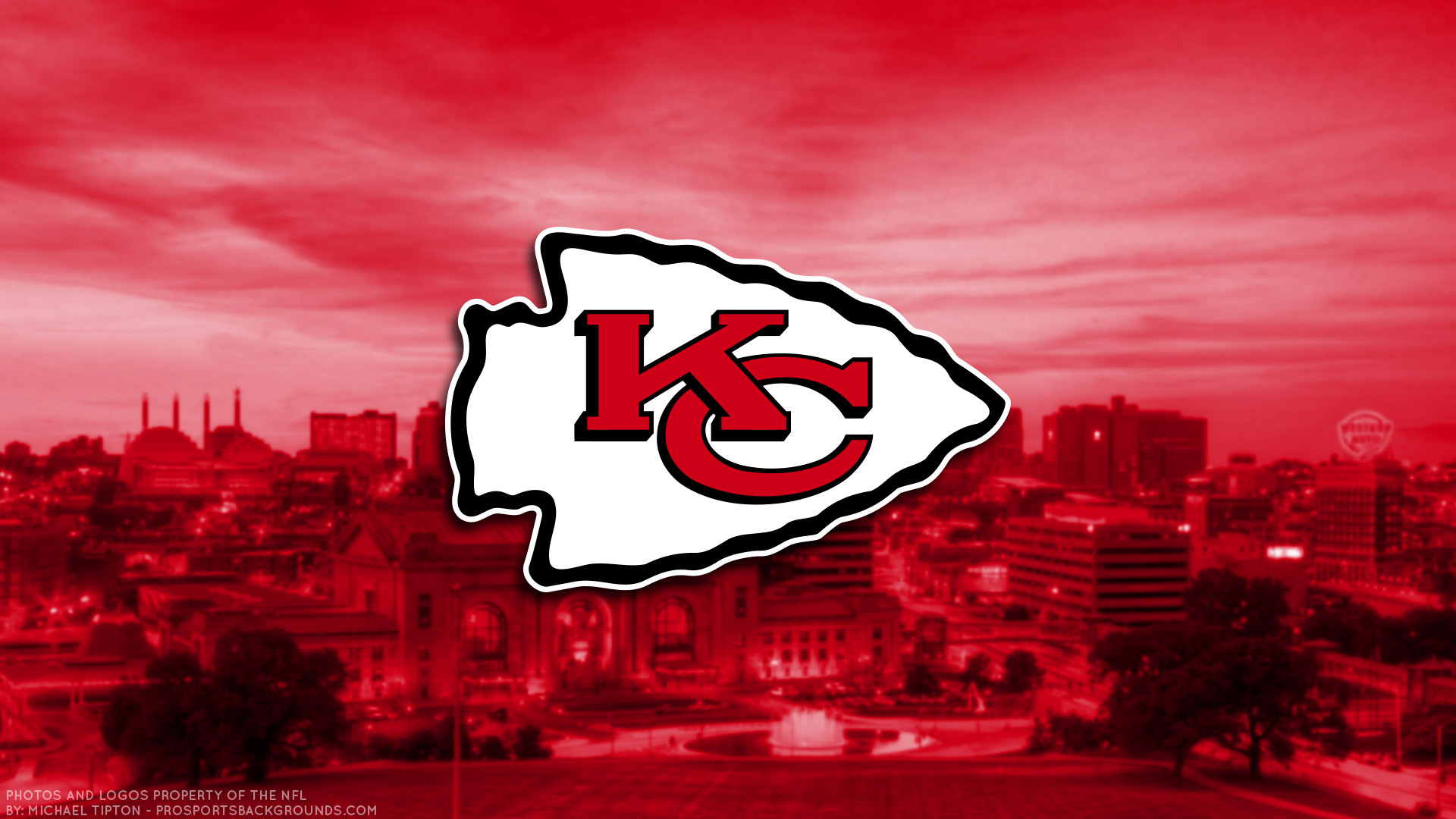 Kansas City Chiefs 2017 Football Logo Wallpaper Pc - Kansas City Chiefs Desktop Background - HD Wallpaper 