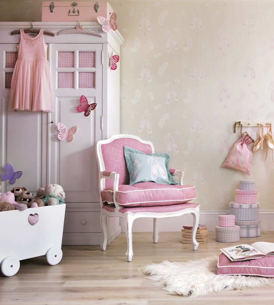 Girls Bedroom Ballet Shoes - HD Wallpaper 