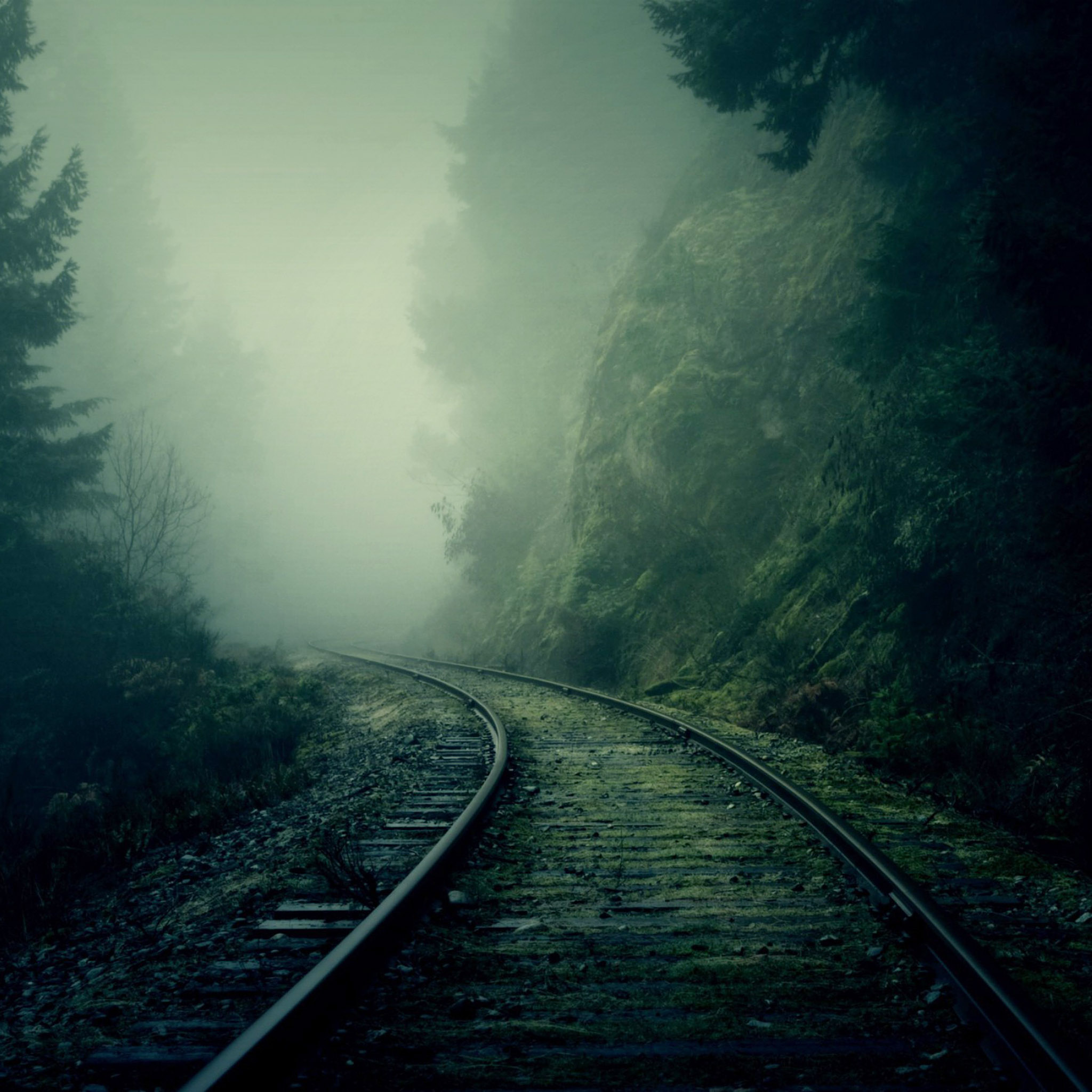 Hd Train Track Backgrounds - HD Wallpaper 
