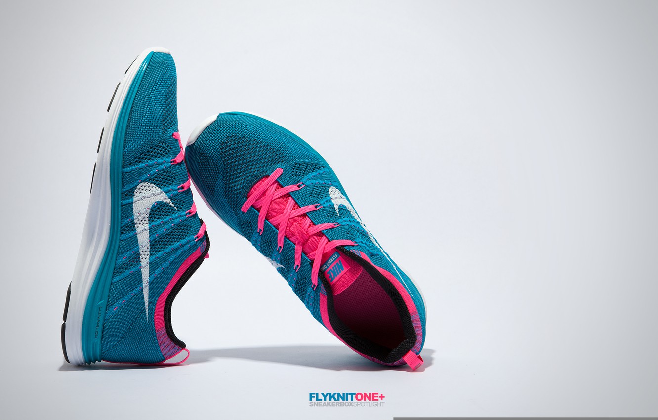Photo Wallpaper Sneakers, Nike, Lunar, Flyknit One - Nike - HD Wallpaper 