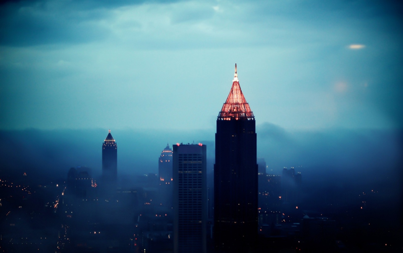 Atlanta Foggy Sunrise Wallpapers - Atlanta Backgrounds - HD Wallpaper 
