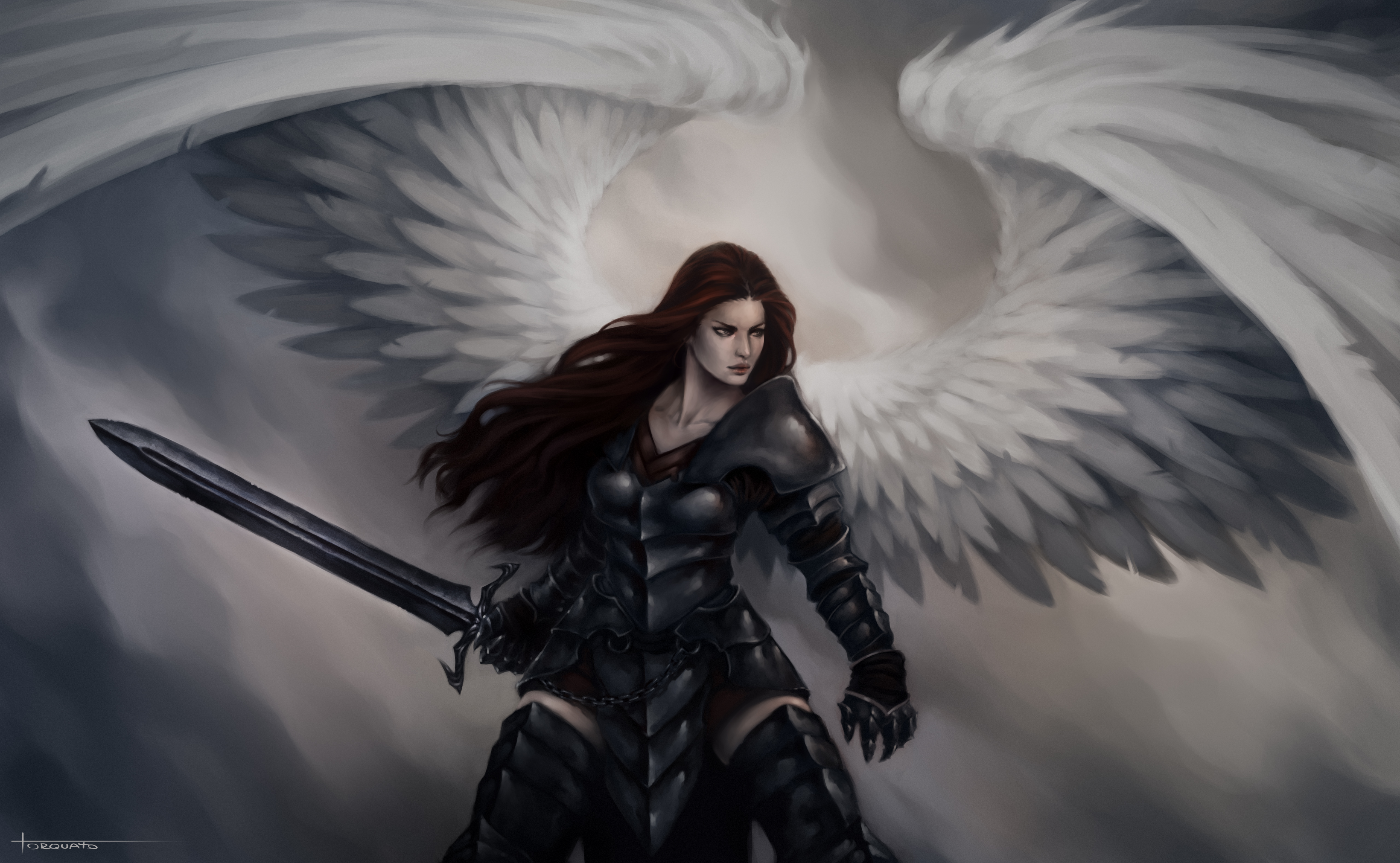 Female Battle Angel Warrior - HD Wallpaper 