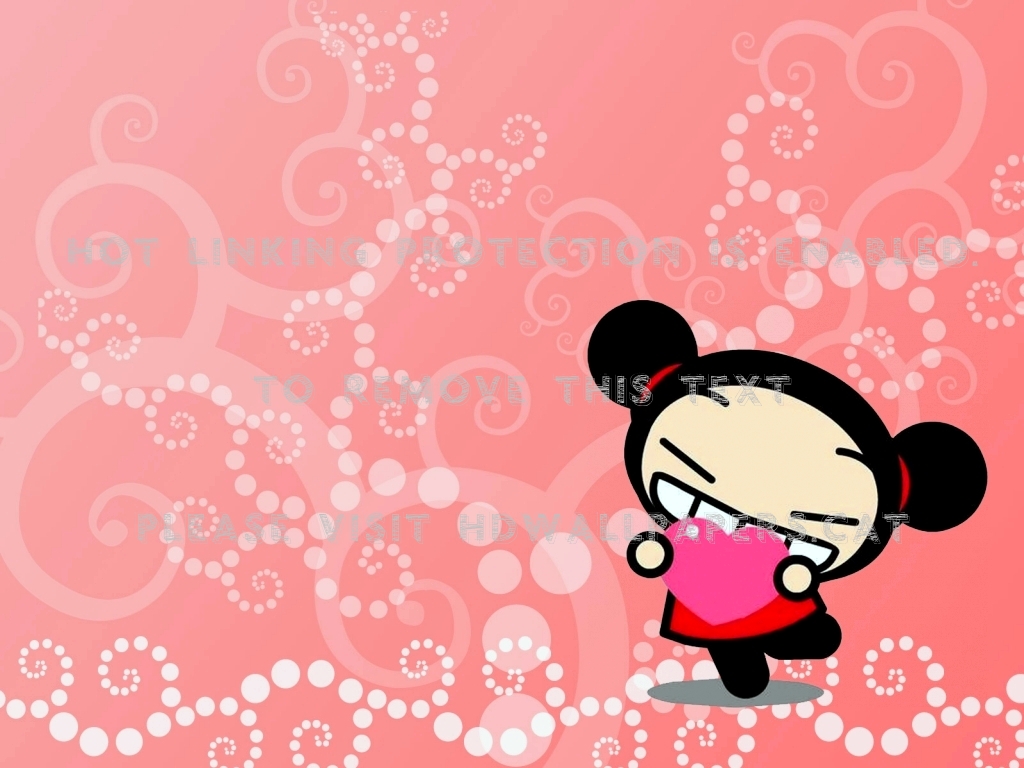 Pucca Amor Heart Love Anime - Fondos De Pucca - HD Wallpaper 