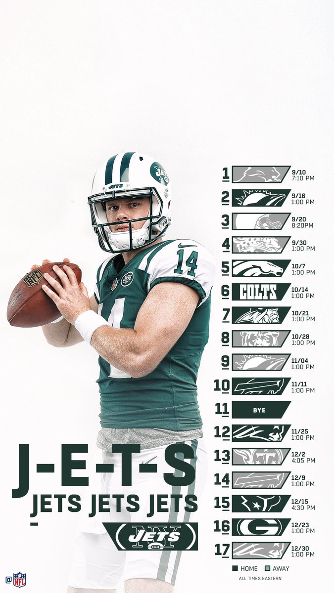Logos And Uniforms Of The New York Jets - HD Wallpaper 