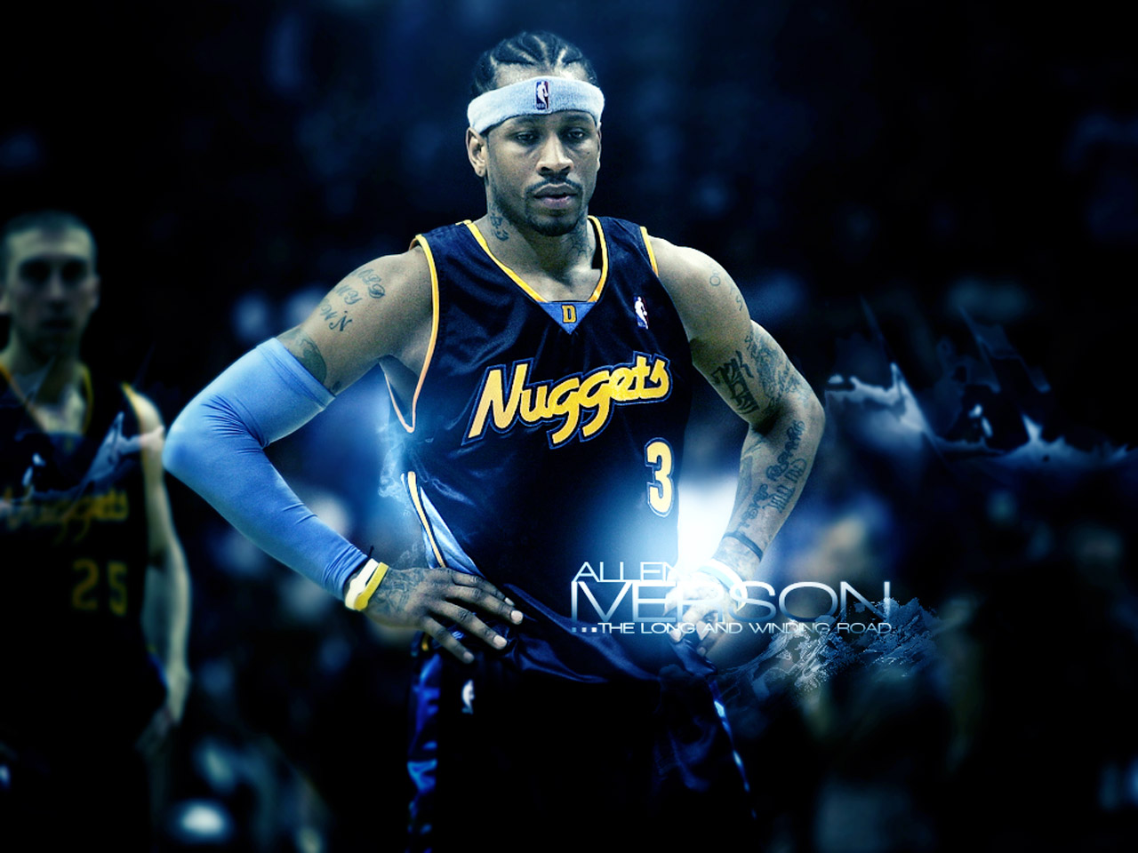 Carmelo Anthony And Iverson - HD Wallpaper 