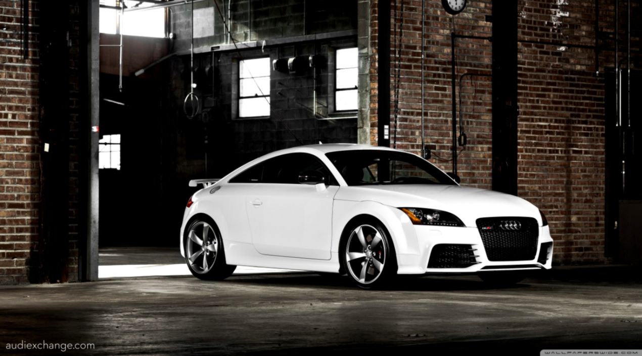 2012 White Audi Tt Rs Coupe In Warehouse Audi Exchange - Audi Tt Rs White - HD Wallpaper 